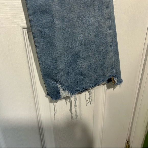 RISEN Los Angeles High Rise Flare Jeans Size 28/7 Style RDP1461 Released Hem - Picture 9 of 13